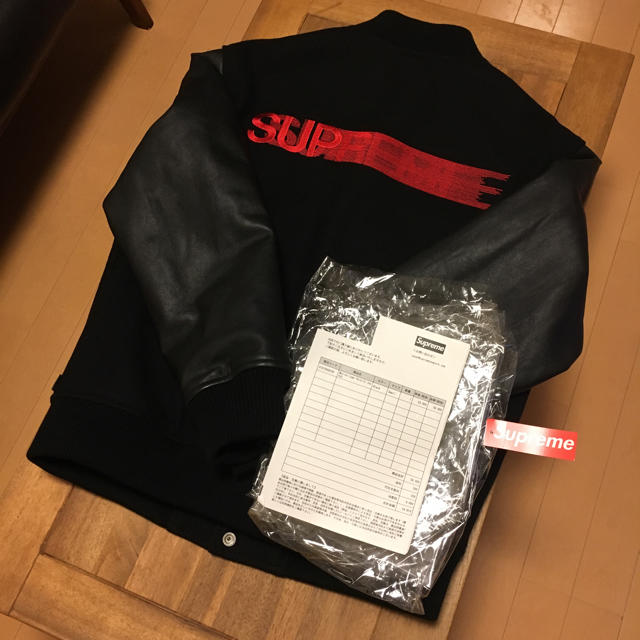訳あり商品 Supreme s jacket varsity logo motion supreme
