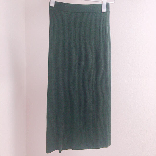 UNIQLO(ユニクロ)のUNIQLO ニットタイトスカート リブタイトスカート レディースのスカート(ひざ丈スカート)の商品写真
