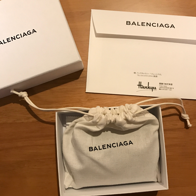 Balenciaga(バレンシアガ)のバレンシアガ ペーパーミニウォレット 黒 レディースのファッション小物(財布)の商品写真
