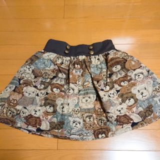 ユメテンボウ(夢展望)の※11月上旬までの出品/夢展望/くま柄スカート(ミニスカート)