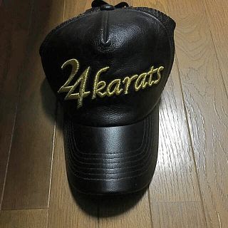 トゥエンティーフォーカラッツ(24karats)の24karats  レザーキャップ(キャップ)