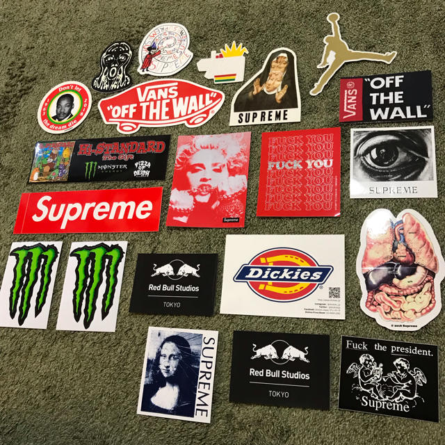 Supreme(シュプリーム)のSupreme等 ステッカーセット☻ 自動車/バイクのバイク(ステッカー)の商品写真