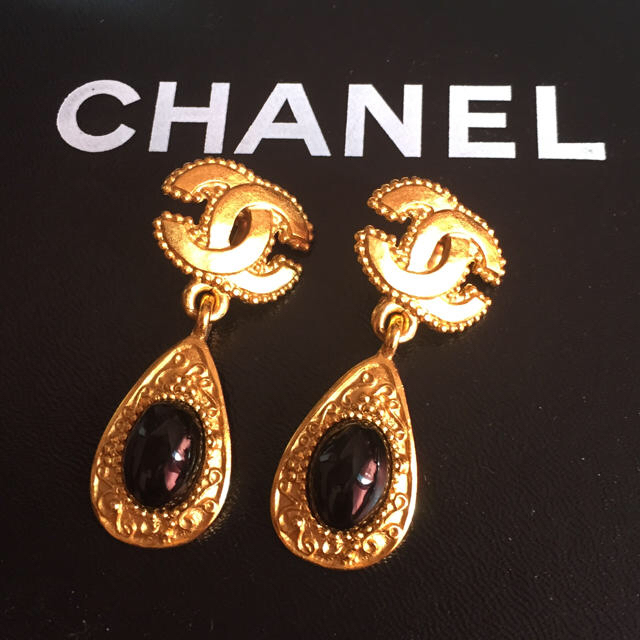 CHANEL シャネル ヴィンテージ イヤリング カラーストーン | www