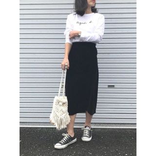 アニエスベー(agnes b.)の新品未開封 アニエスべー レディース ロングＴシャツ Lサイズ(Tシャツ(長袖/七分))