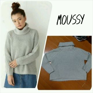 マウジー(moussy)の今季完売☆タートルニット(ニット/セーター)