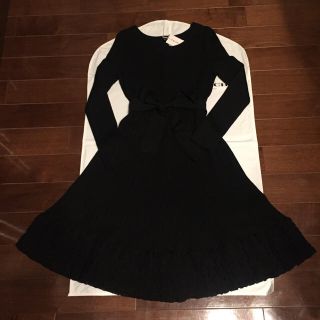 トゥービーシック(TO BE CHIC)のたかこ様専用  TO BE CHIC 黒ニットワンピース(ひざ丈ワンピース)