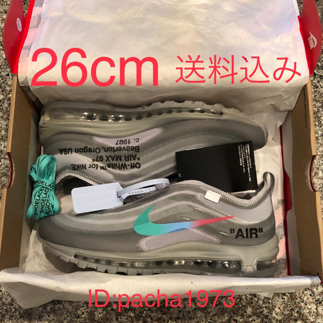 NIKE(ナイキ)の26cm AIR MAX 97 エアマックス97 オフホワ OFF WHITE  メンズの靴/シューズ(スニーカー)の商品写真