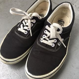 ヴァンズ(VANS)のVANS スニーカー ERA 黒 ブラック 24.5 バンズ (スニーカー)