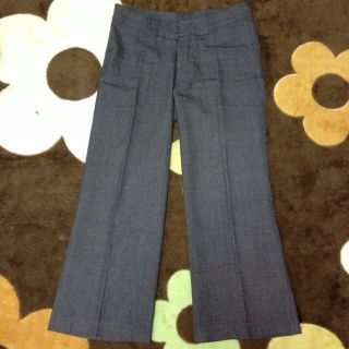 こげ茶パンツ+23区ブラウス(チノパン)