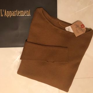 アパルトモンドゥーズィエムクラス(L'Appartement DEUXIEME CLASSE)のペコちゃん様専用L’Appartment  指抜きポートネックRIB KNIT(ニット/セーター)