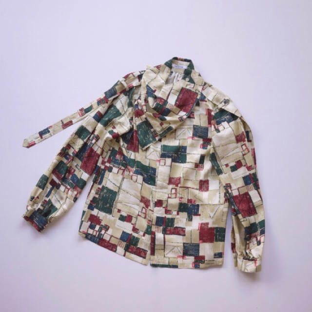 即日発送 fumika シルクブラウス 18AW uchida シャツ/ブラウス(長袖/七