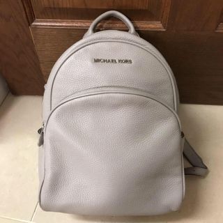 マイケルコース(Michael Kors)の正規品✳︎マイケルコース グレー リュック 本革(リュック/バックパック)