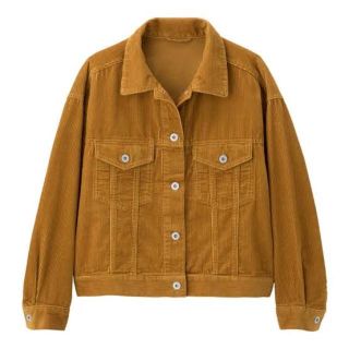 ユニクロ(UNIQLO)のgu コーデュロイ ブルゾン ジャケット 即完売(Gジャン/デニムジャケット)