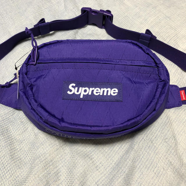 専用 supreme waist bag 18aw 18fw パープル 紫