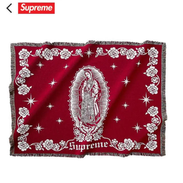 Supreme(シュプリーム)のsupreme virgin mary blanket ブランケット 赤 メンズのファッション小物(その他)の商品写真