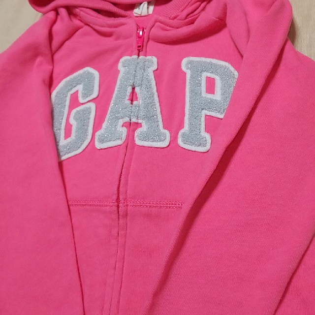 GAP Kids(ギャップキッズ)の2姫まま様専用！美品[gapkids]120cm/パーカー/スウェット/羽織り キッズ/ベビー/マタニティのキッズ服女の子用(90cm~)(ジャケット/上着)の商品写真