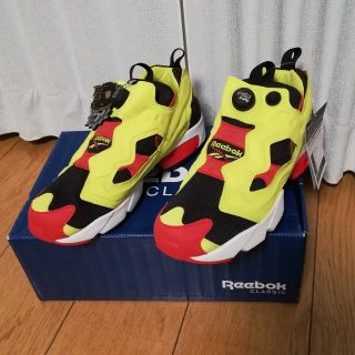 リーボック(Reebok)のリーボッククラシック　インスタ　ポンプフューリー　オリジナル シトロン(スニーカー)