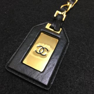 シャネル(CHANEL)のCHANEL♡レザーキーホルダー(キーホルダー)