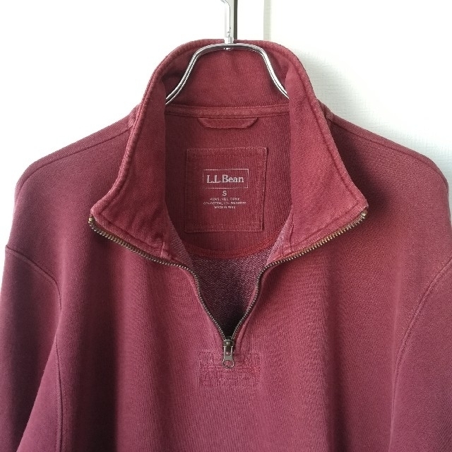 LLBean エルエルビーン 厚手 スウェット ハーフジップ ポケット付き
