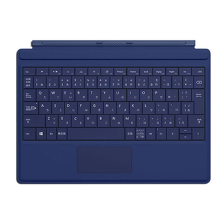 マイクロソフト(Microsoft)のSurface 3 Type Cover　ＢＬＵＥ　MODEL 1654　中古品(タブレット)