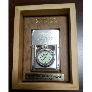 ジッポー(ZIPPO)のZippo時計付　限定品(タバコグッズ)