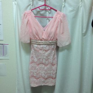 シフォンレースミニドレス(その他ドレス)