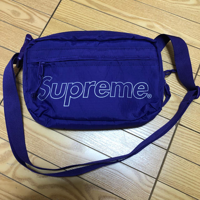 supreme ショルダーバッグ 紫