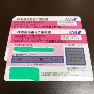 エーエヌエー(ゼンニッポンクウユ)(ANA(全日本空輸))のANA 株主優待券 4枚組(航空券)