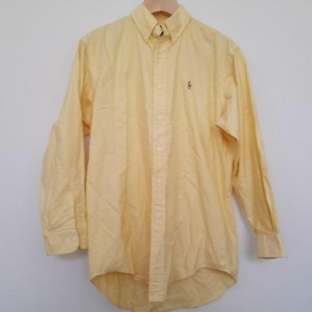 Ralph Lauren(ラルフローレン)のラルフローレン 長袖 シャツ 39-82 イエロー ボタンダウン メンズのトップス(シャツ)の商品写真