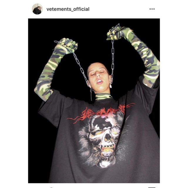 vetements スカルT