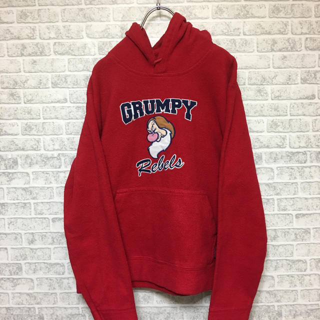 Disney(ディズニー)のDisney ディズニー Grumpy パーカー Lサイズ メンズのトップス(パーカー)の商品写真