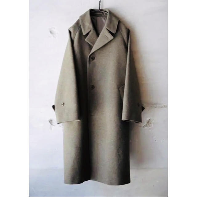 18aw comoli ウールコットンバルカラーコート auralee util 18aw comoli ウールコットンバルカラーコート auralee util