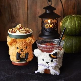 タリーズコーヒー(TULLY'S COFFEE)の完売品 新品未使用 タリーズ ベアフル スリーブ ハロウィン(ノベルティグッズ)