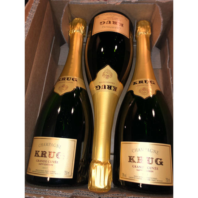 Krug(クリュッグ)のCHAMPAGNE KRUG ×6本 食品/飲料/酒の酒(シャンパン/スパークリングワイン)の商品写真