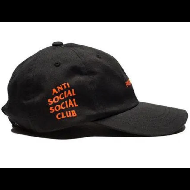 NEIGHBORHOOD ネイバーフッド 18SS×ANTI SOCIAL SOCIAL CLUB アンチソーシャルクラブ キャップ 帽子 ブラック 181GEASN-HT01S