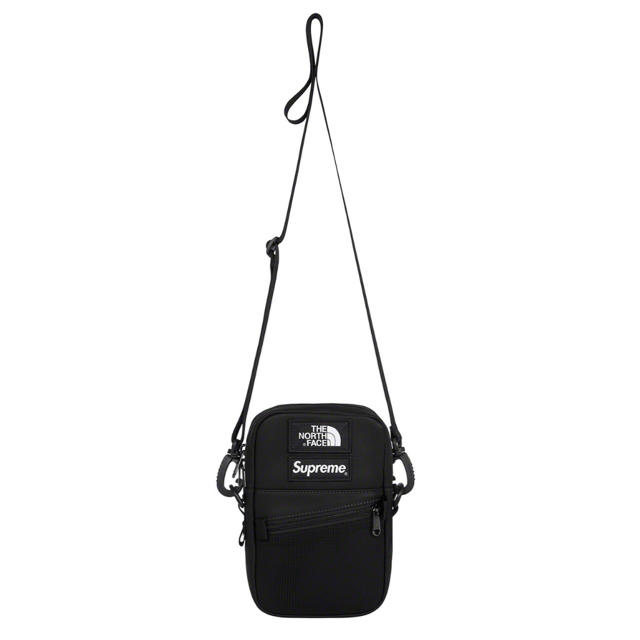 supreme north face leather shoulder bag