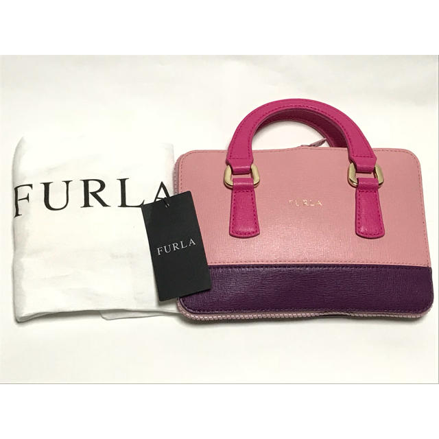 Furla(フルラ)の新品☆フルラ エコバッグ【FURLA】ブラック×ウインターローズ 本革 トート レディースのバッグ(エコバッグ)の商品写真