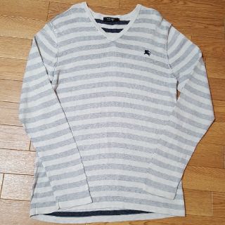 バーバリーブラックレーベル(BURBERRY BLACK LABEL)のバーバリー　ブラックレーベル　メンズ　長袖カットソー(Tシャツ/カットソー(七分/長袖))