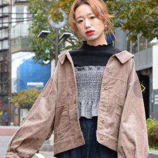 ダブルクローゼット(w closet)の新品 未使用 レースアップアウター w closet(Gジャン/デニムジャケット)