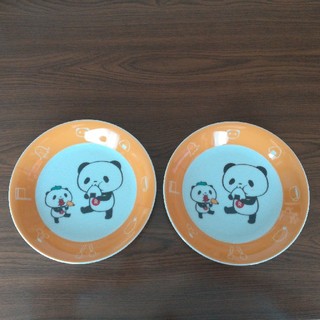 楽天パンダ　カレー皿×2枚(食器)