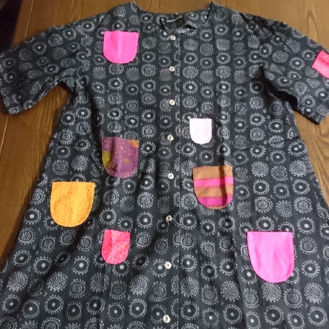 marimekko - marimekko イロイネンタッキ ワンピースの通販 by くろ marimekko - marimekko イロイネンタッキ ワンピースの通販 by くろ