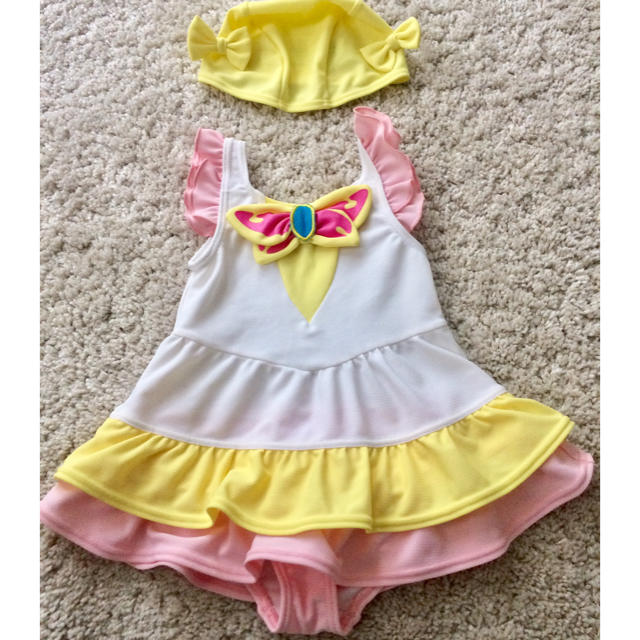 BANDAI(バンダイ)のプリキュア 水着 キッズ/ベビー/マタニティのキッズ服女の子用(90cm~)(水着)の商品写真