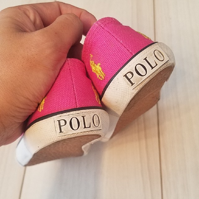 POLO RALPH LAUREN(ポロラルフローレン)のもかぴの様 キッズ/ベビー/マタニティのベビー靴/シューズ(~14cm)(スニーカー)の商品写真