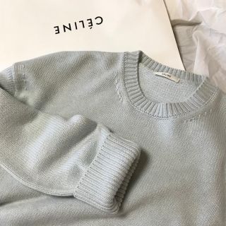 セリーヌ ニット/セーター(レディース)(ブルー・ネイビー/青色系)の ...