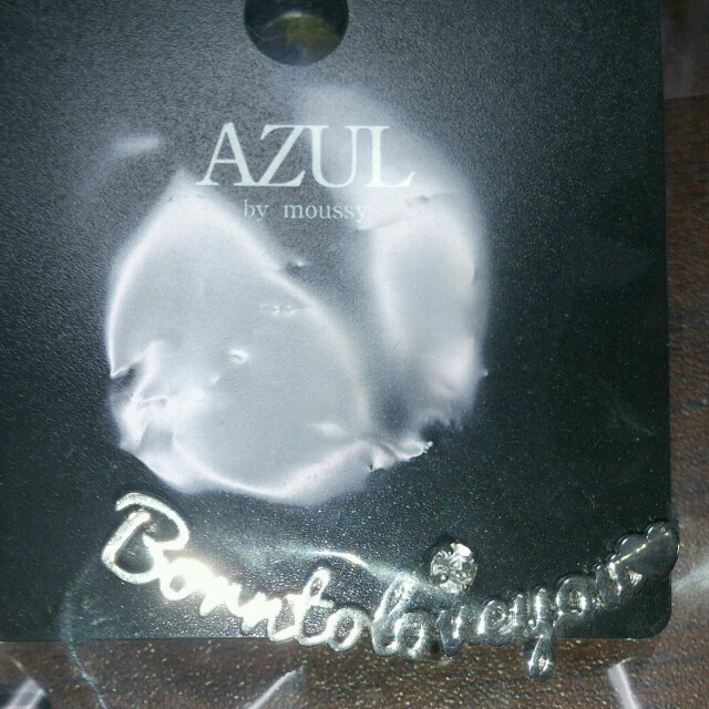 AZUL by moussy(アズールバイマウジー)のAZULイヤーカフ付きピアス レディースのアクセサリー(ピアス)の商品写真