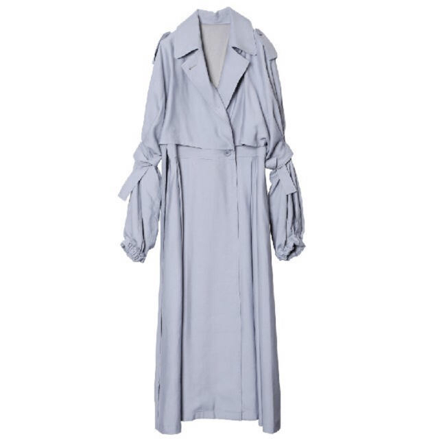 Ameri vintage GOURD SLEEVE TRENCH COATレディース