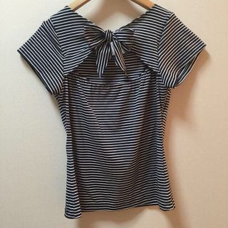 デイシー(deicy)の値下げ！ボーダー背中結びTOPS(Tシャツ(半袖/袖なし))