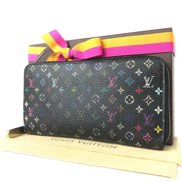 <br>LV ルイヴィトン/ジッピーウォレット/内パープル/マルチカラー/M60050/CA1***/ルイ・ヴィトン/ABランク/88