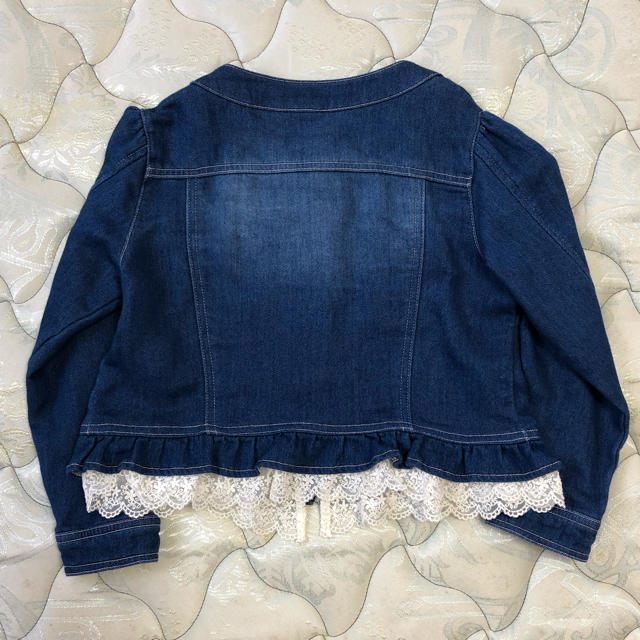 anyFAM(エニィファム)のエニィファム デニムジャケット 120 キッズ/ベビー/マタニティのキッズ服女の子用(90cm~)(ジャケット/上着)の商品写真