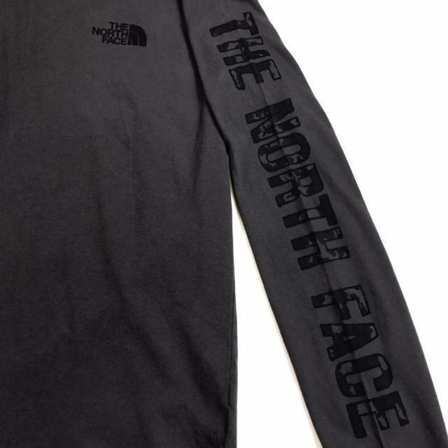 THE NORTH FACE(ザノースフェイス)のノースフェイス ロンT 袖ロゴ 長袖Tシャツ【L】黒 新品 180902 メンズのトップス(Tシャツ/カットソー(七分/長袖))の商品写真